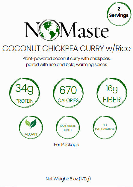 Coconut Chickpea Curry w/Rice